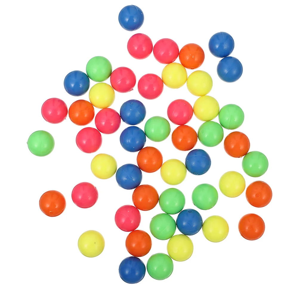 200pcs Plastic Abacus Spacer Beads Round Loose Beads Counting Balls Children Counting Toys