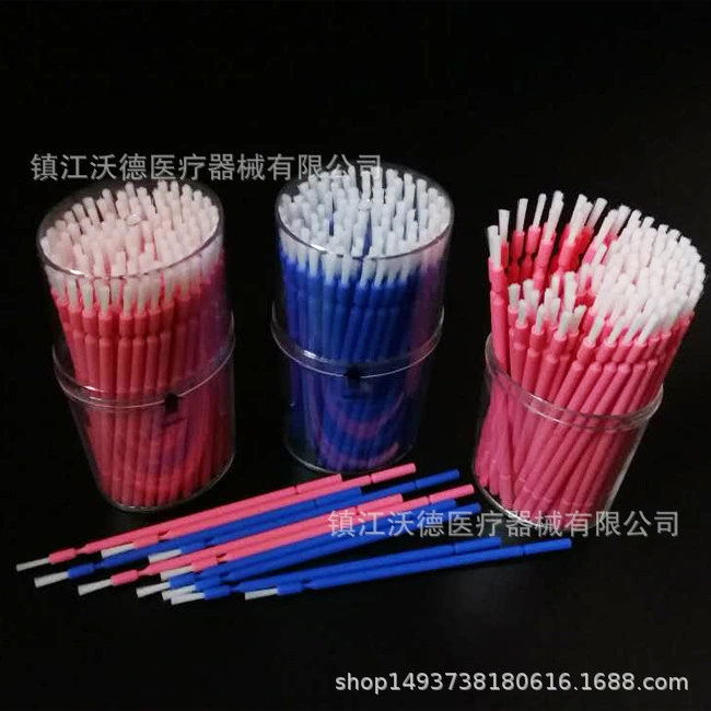 100 pcs Disposable Dental Applicator Brush Teeth Fluoride Applicator Brushes