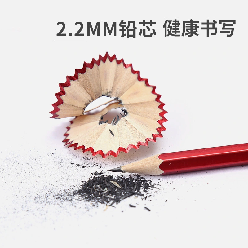 10pcs Natural Wood Pencils Multi-functional 2B Writing Pencils Corrective Grip Pencils Students Supplies