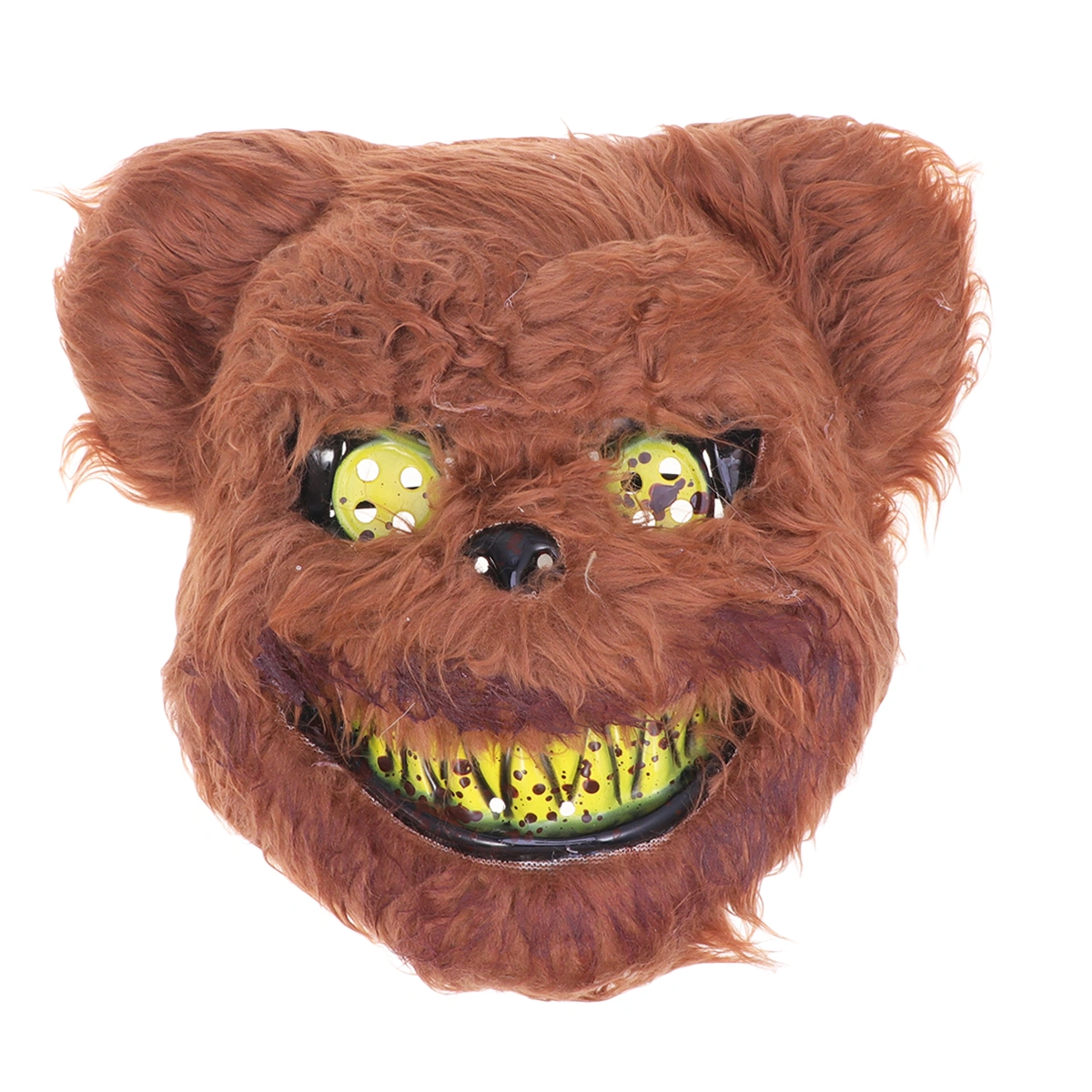 Halloween Party Mask Horror Bloody Brown Bear Face Mask Scary Performance Prop Masquerade Bar Cosplay Party Favor