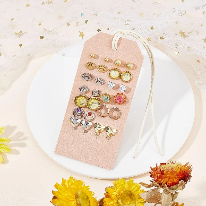 2pcs Hanging Earring Holder Pierced Earring Holder Organizer Wall Earring Hanger