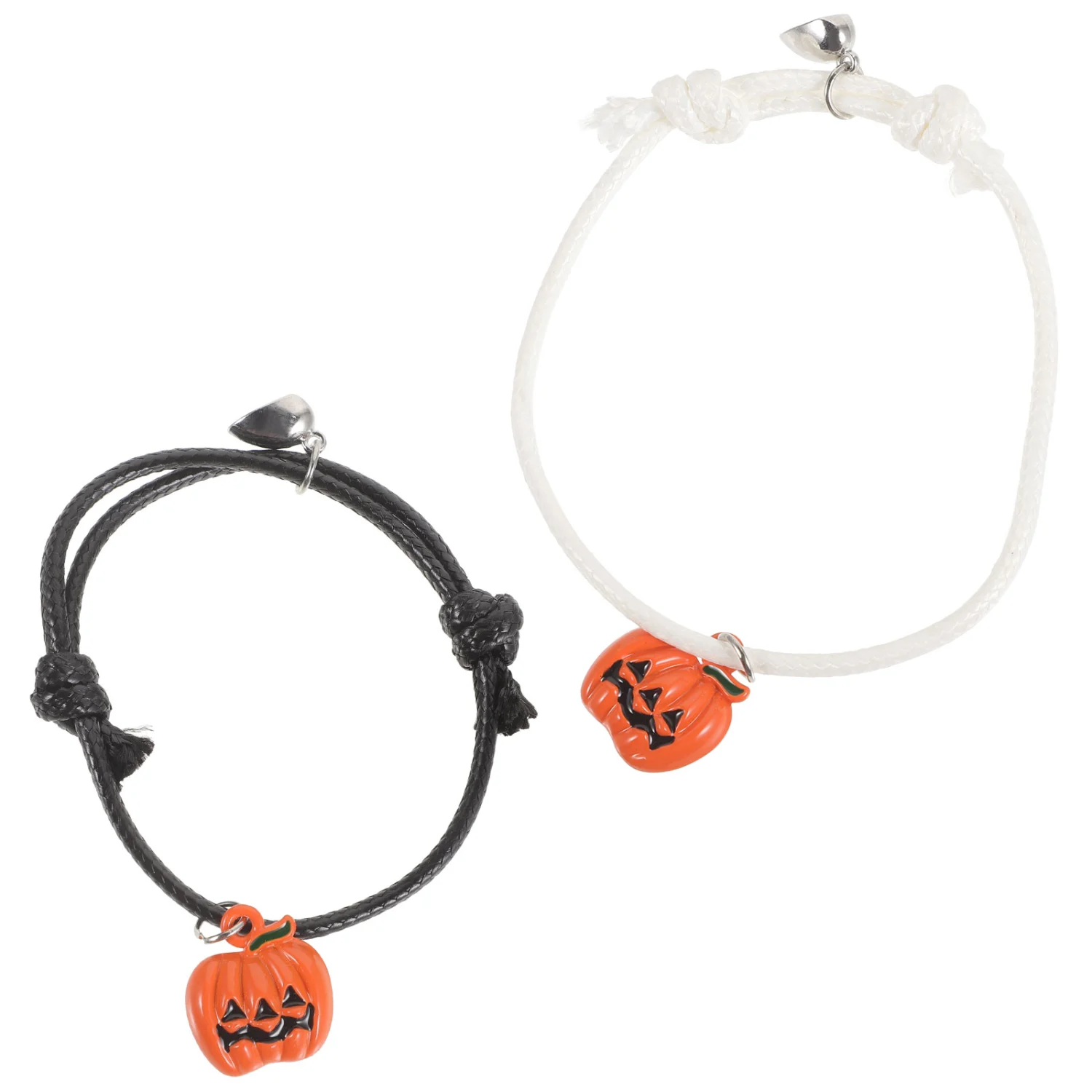 2 pcs Pumpkin Charm Bracelet Halloween Bracelet Decorative Bracelet Girl Bracelet