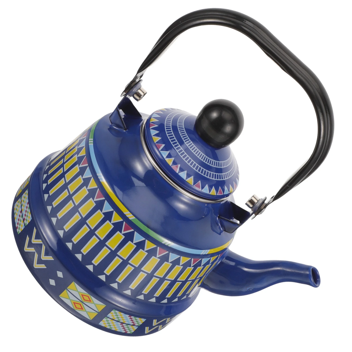 Household Water Kettle Vintage Boiling Water Kettle Stovetop Heat-resistant Teakettle Enamel Coffee Pot