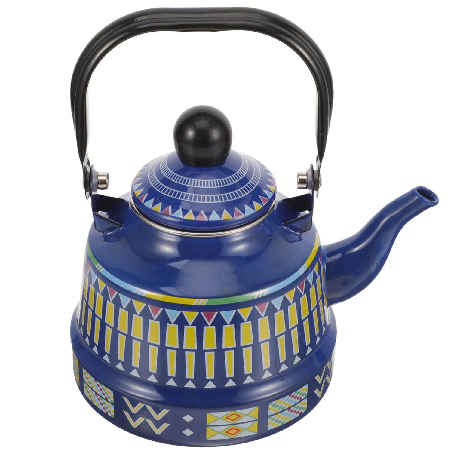 Household Water Kettle Vintage Boiling Water Kettle Stovetop Heat-resistant Teakettle Enamel Coffee Pot