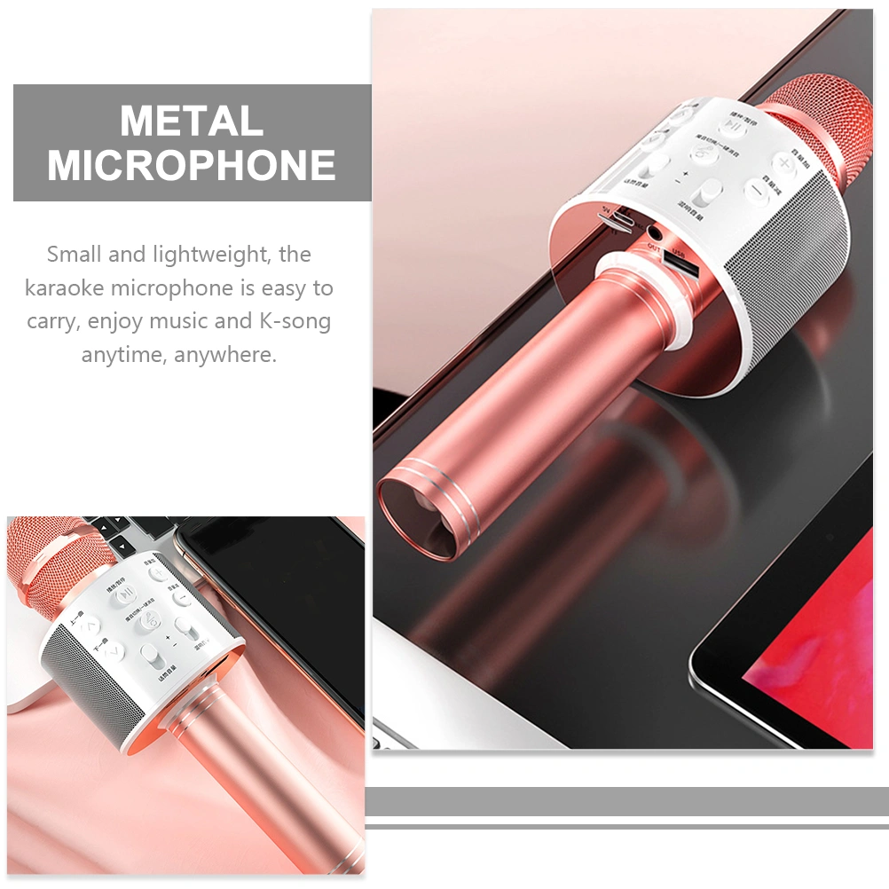 Handheld Microphone Cordless Microphone Singing Microphone Hand Held Mic Karaoke Microphone