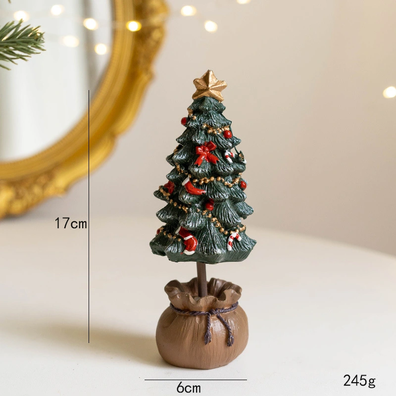 Tabletop Christmas Tree Artificial Miniature Tree Christmas Tree with Base Christmas Decor