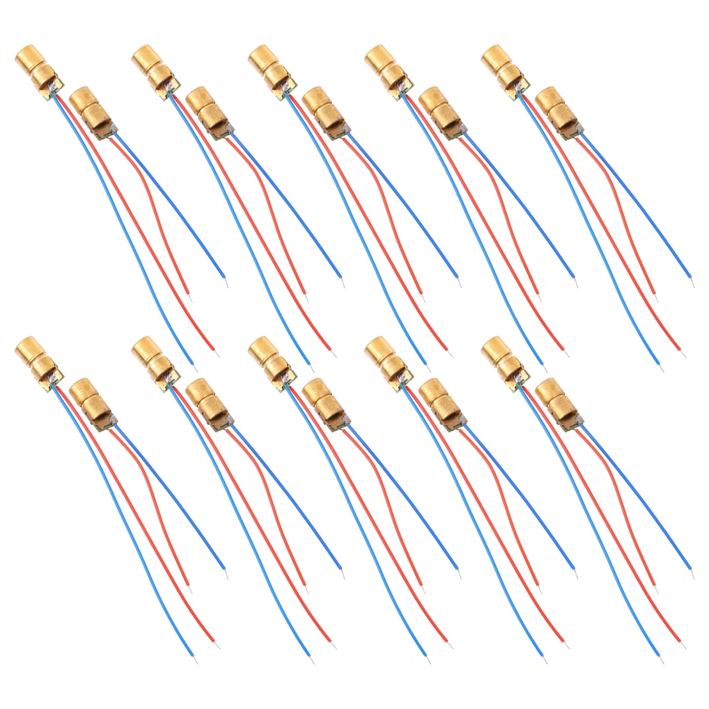 40pcs Premium Dot Diode Modules Diode Red Dot Modules Copper Diode Modules