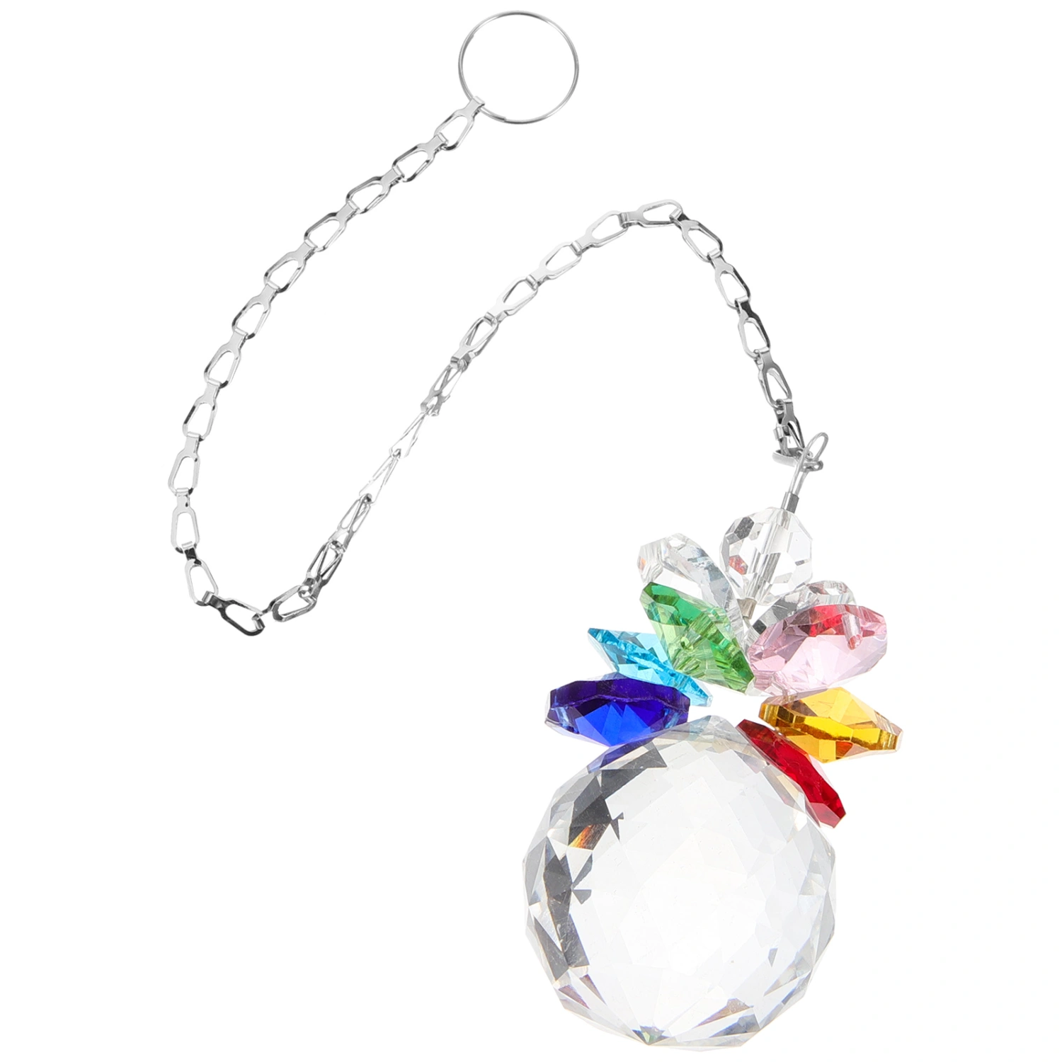 Rainbow Suncatcher Hanging Suncatcher Decoration Pineapple Crystal Wind Chime