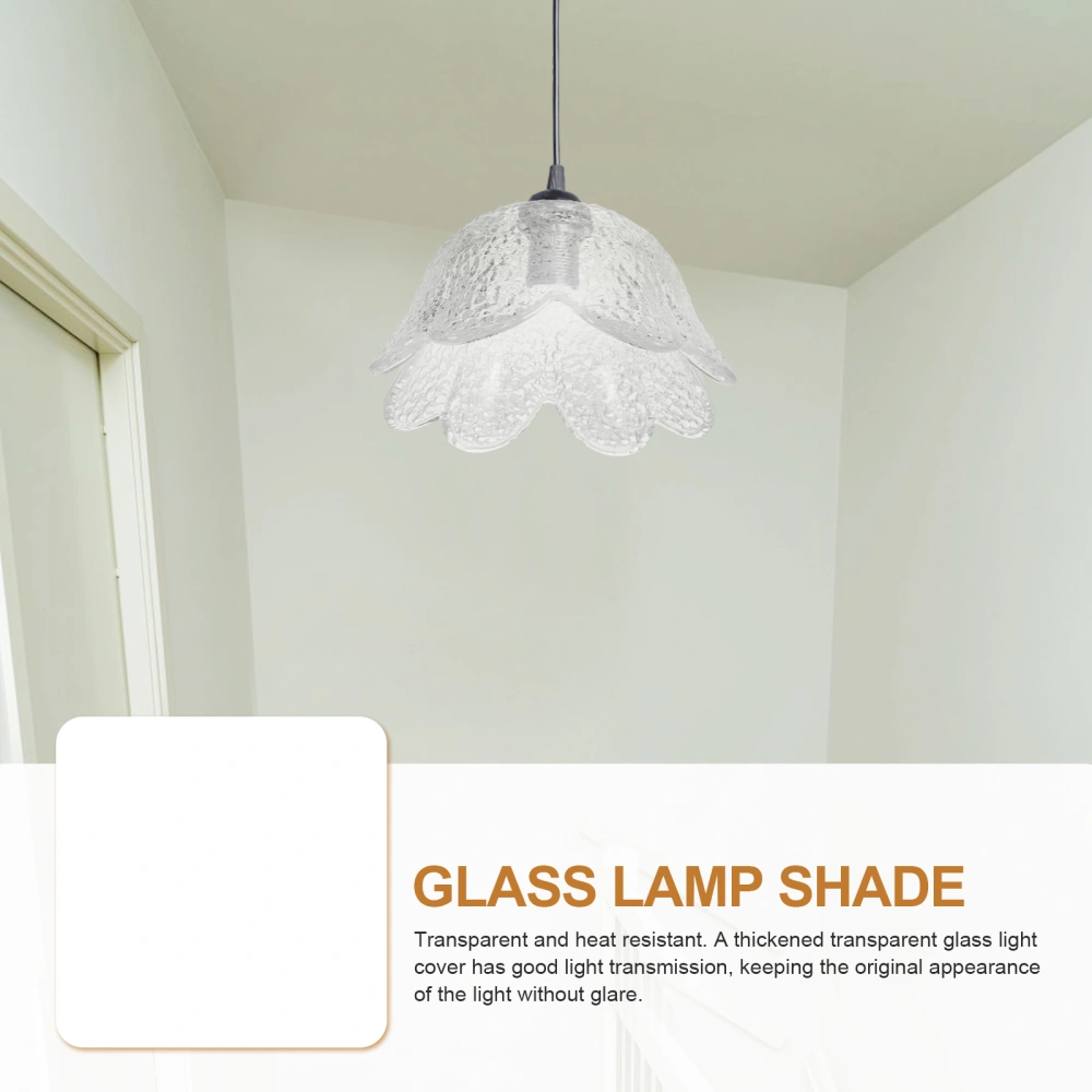 2pcs Glass Lamp Shade Glass Lampshade Ceiling Lamp Shade Glass Lamp Cover for Home Decoration