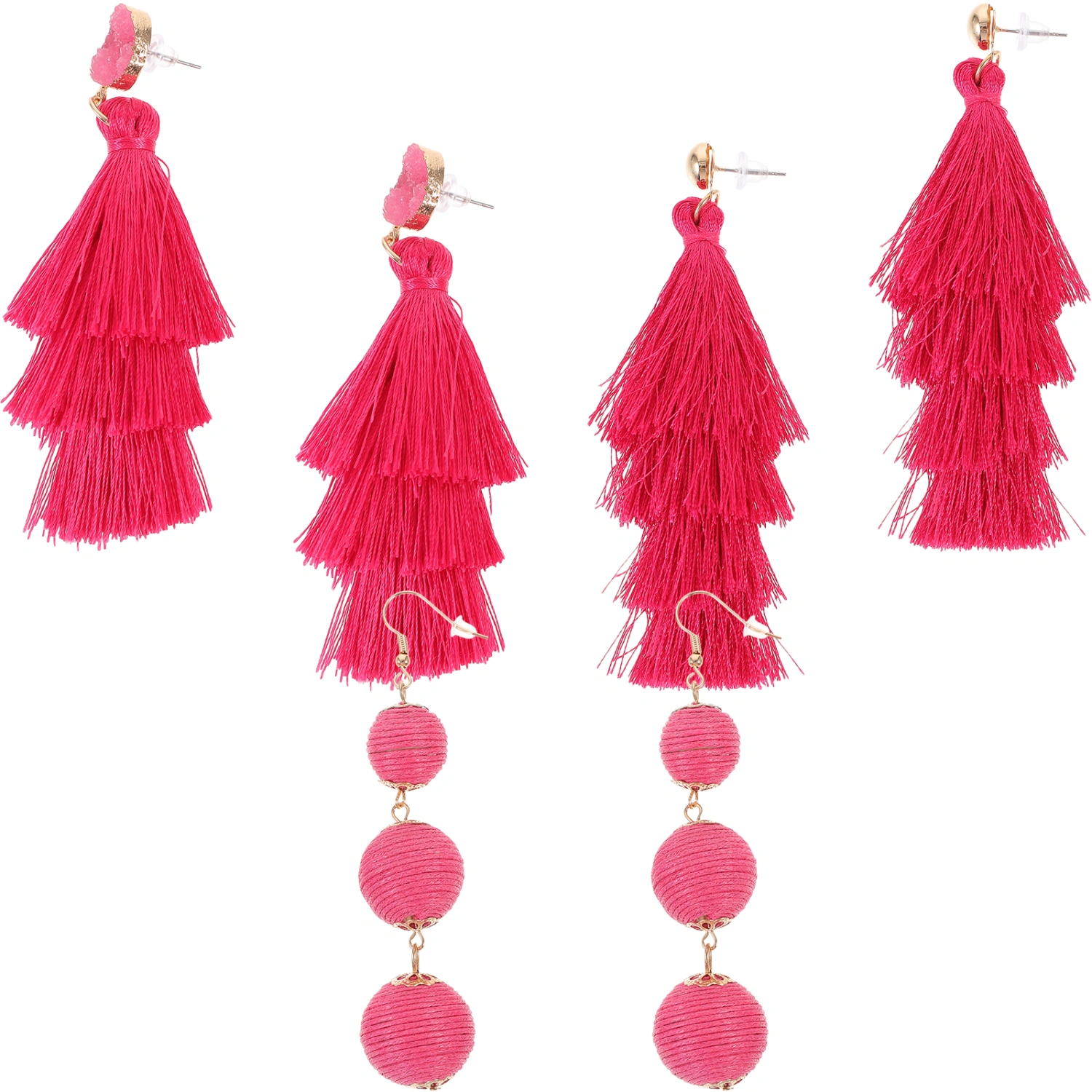 3 Pairs Metal Earrings Womens Earring Statement Earrings Jewelries Valentine Day Earrings