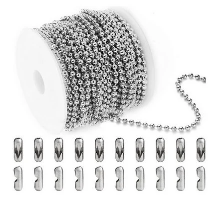 Bead Chain Beads Chain Diy Ornament Jewelry Extension Chain For Necklace Bracelet