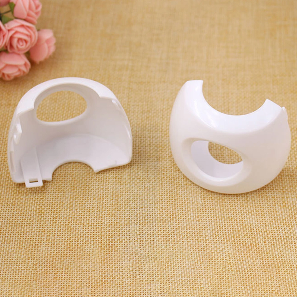 3pcs Plastic Door Knob Safety Covers Baby-proof Door Knob Covers for Home