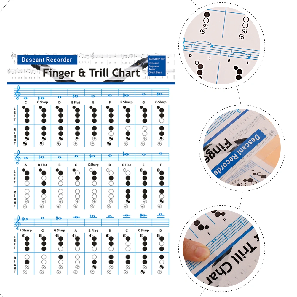 Bass Recorder Chords Finger Chart Recorder Practice Finger Chart Flute Chord Chart