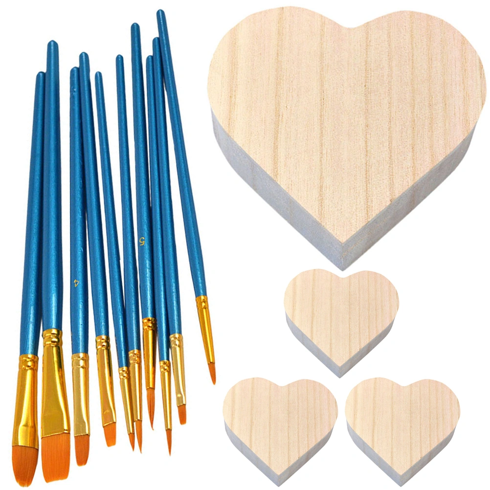 1 Set Unfinished Wood Box DIY Craft Storage Organizer Jewelry Organizer Centerpiece Box