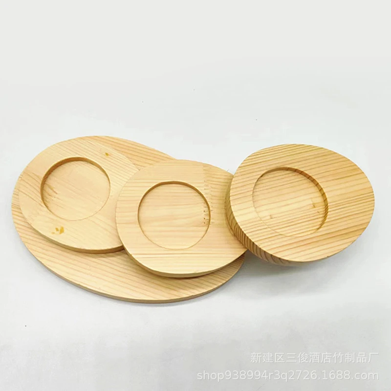 Wooden Sushi Tray Sushi Plate Sushi Container Meat Sashimi Serving Plate for Restaurant