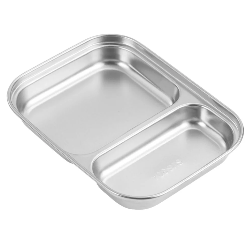 Stainless Steel Food Tray Household Fruits Storage Tray Barbecue Serving Dish Fried Food Holder