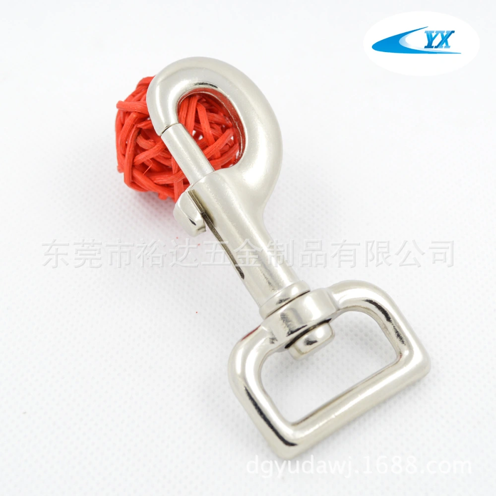 2pcs Swivel Snap Hooks Metal Dog Leash Clasp Pet Chain Connector Buckle for Linking