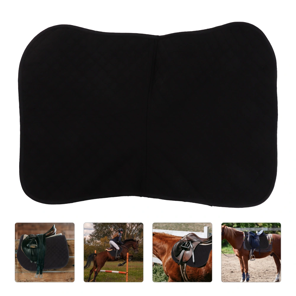 Comfortable Horse Saddle with Strap Anti-skid Back Pad for Horse Horse Saddle Pad