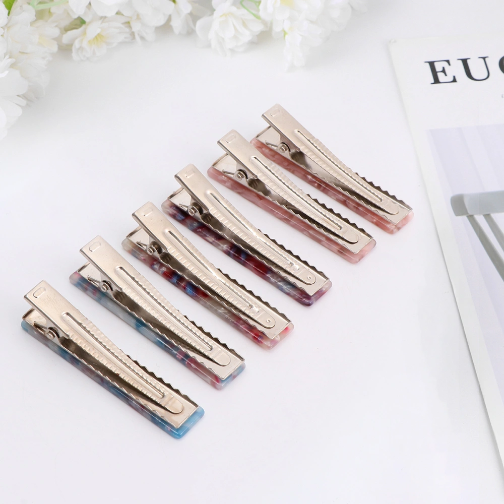 6pcs Unique Hair Clip Chic Hair Side Clip Bobby Pin Barrette Creative Hair Accessories Clothes Adornment for Women Girls