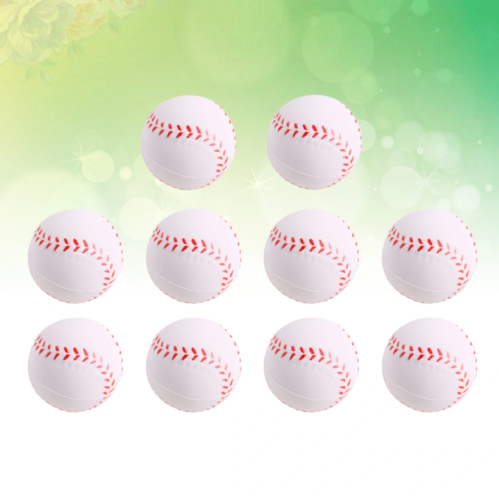 40pcs Mini Baseballs Stress Balls Baseball Toys Party Soft Baseball Anxiety Relief Toys