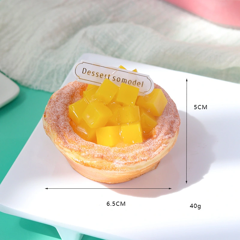 Simulation Egg Tart Dessert Model Food Model Decorative Model Wedding Party Model Photo Prop