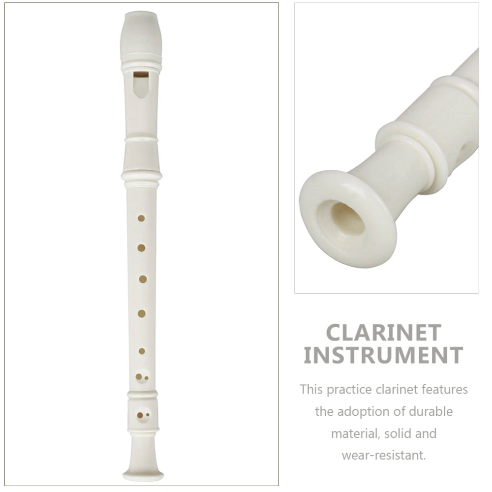 4 Sets Music Beginner Resin Clarinets Wind Instrument Practice 8-hole Clarinets