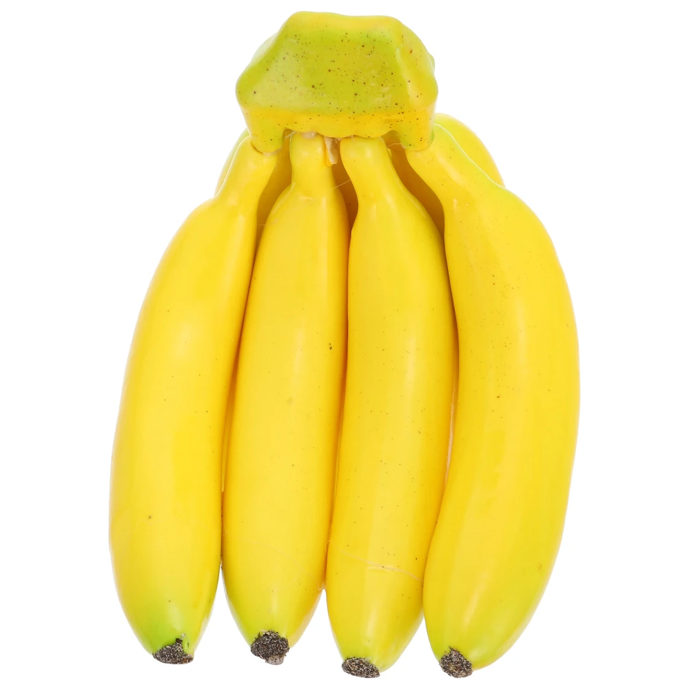 2pcs Fake Fruit Banana Cluster Artificial Fruit Foams Bananas Cluster Fake Banana Cluster Fake Fruit