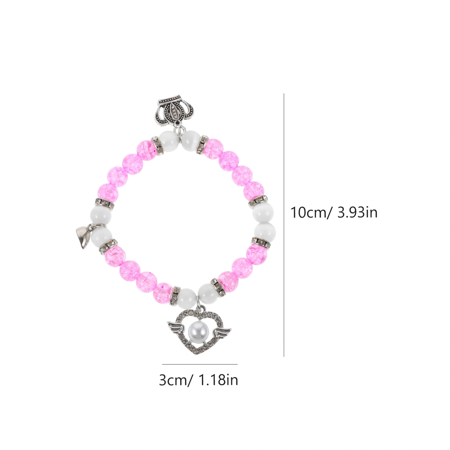 1 Pair of Couples Bracelets Friendship Bracelets Beaded Bracelets Decorative Beads Bracelets Decors