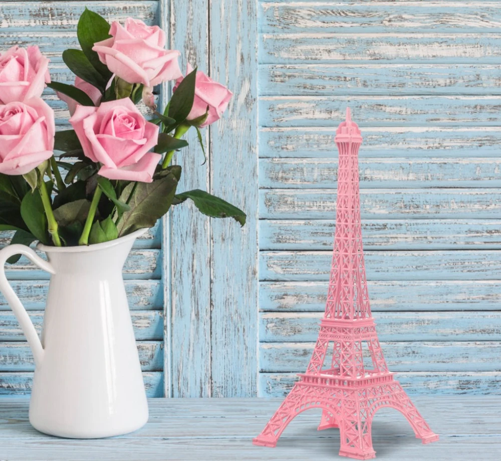 Eiffel Tower Model Architectural Craft Statue Eiffel Tower Figurine Vintage Building Ornament