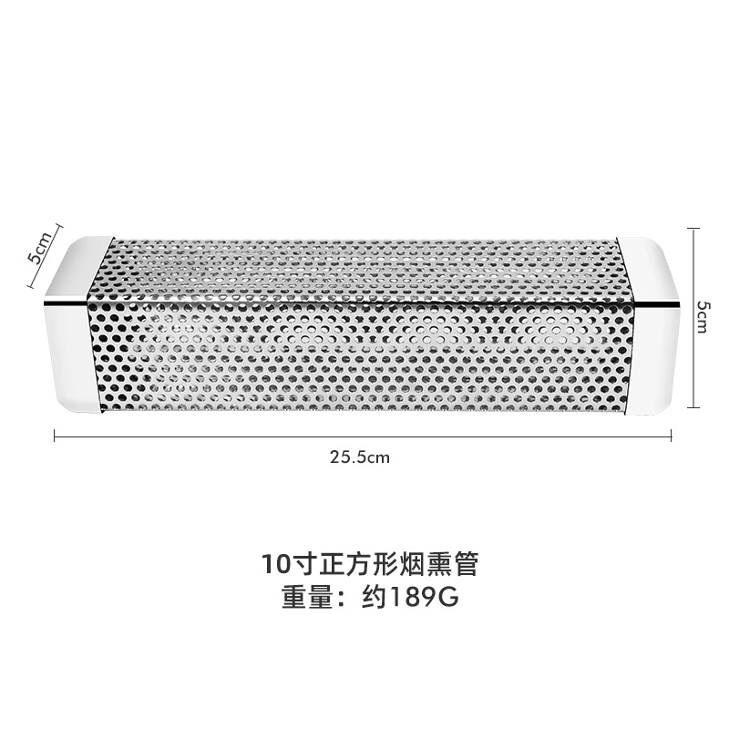 Stainless Steel Smoker Box Fish Meat Stainless Steel Smoker Box for Gas Grill Charcoal Grill