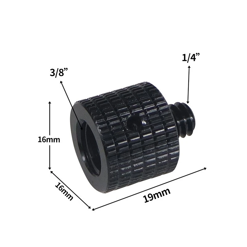 5PCS Camera Screw Adapters Camera Mount Screws Aluminum Alloy 1/4 To 3/8 Tripod Screw Adapters