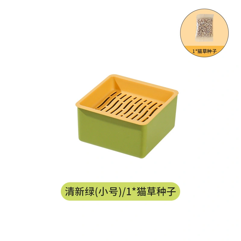 Hydroponic Cat Grass Planting Box Soilless Cat Plant Hydroponic Planter Plastic Cat Catnip Planter