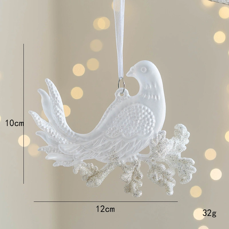 Christmas Party Hanging Pendant Hanging Acrylic Bird Ornament Xmas Tree Hanging Ornament