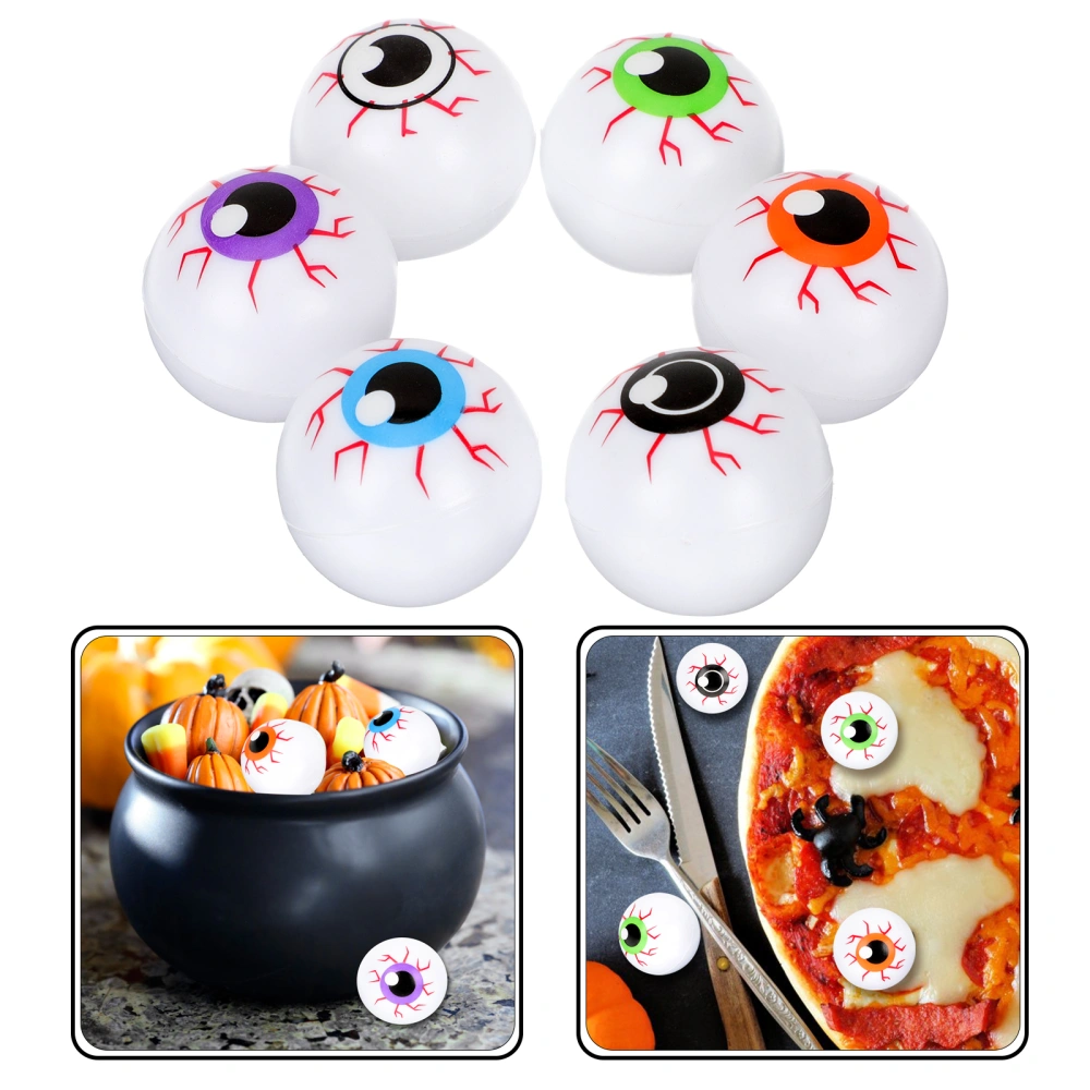 10Pcs Halloween Eyeballs Creepy Fake Eye Balls Halloween Party Favors Decor