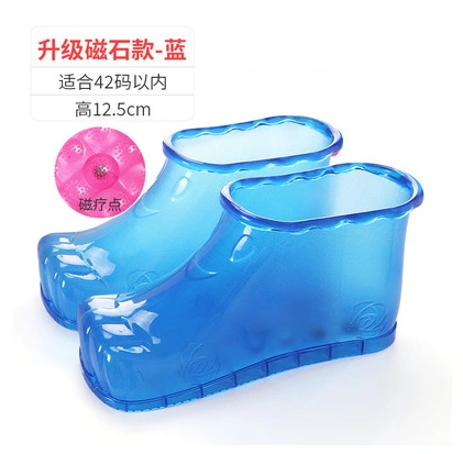 1 Pair of Foot Soaker Shoes Foot Bathing Shoes Multi-function Foot Massage Shoes Foot Wash Shoes