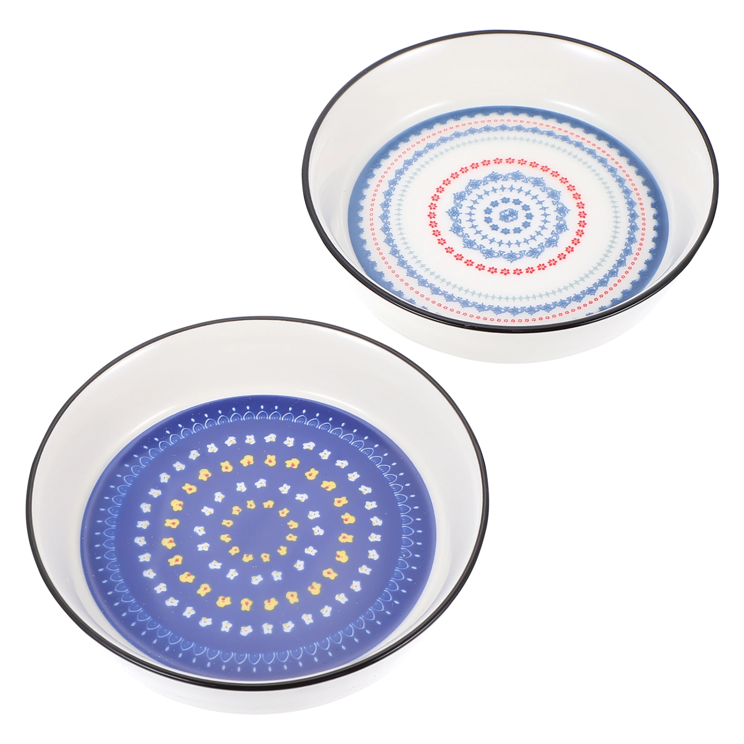 2PCS Ceramic Dipping Bowl Multi-purpose Dipping Bowl Delicate Dipping Bowl