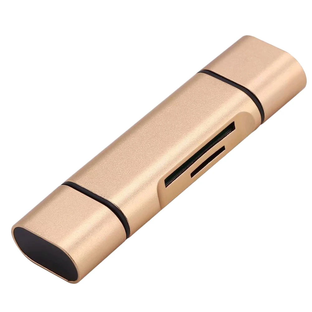 USB Type C Reader Dual Slots Adapter for Computer Laptop Phone