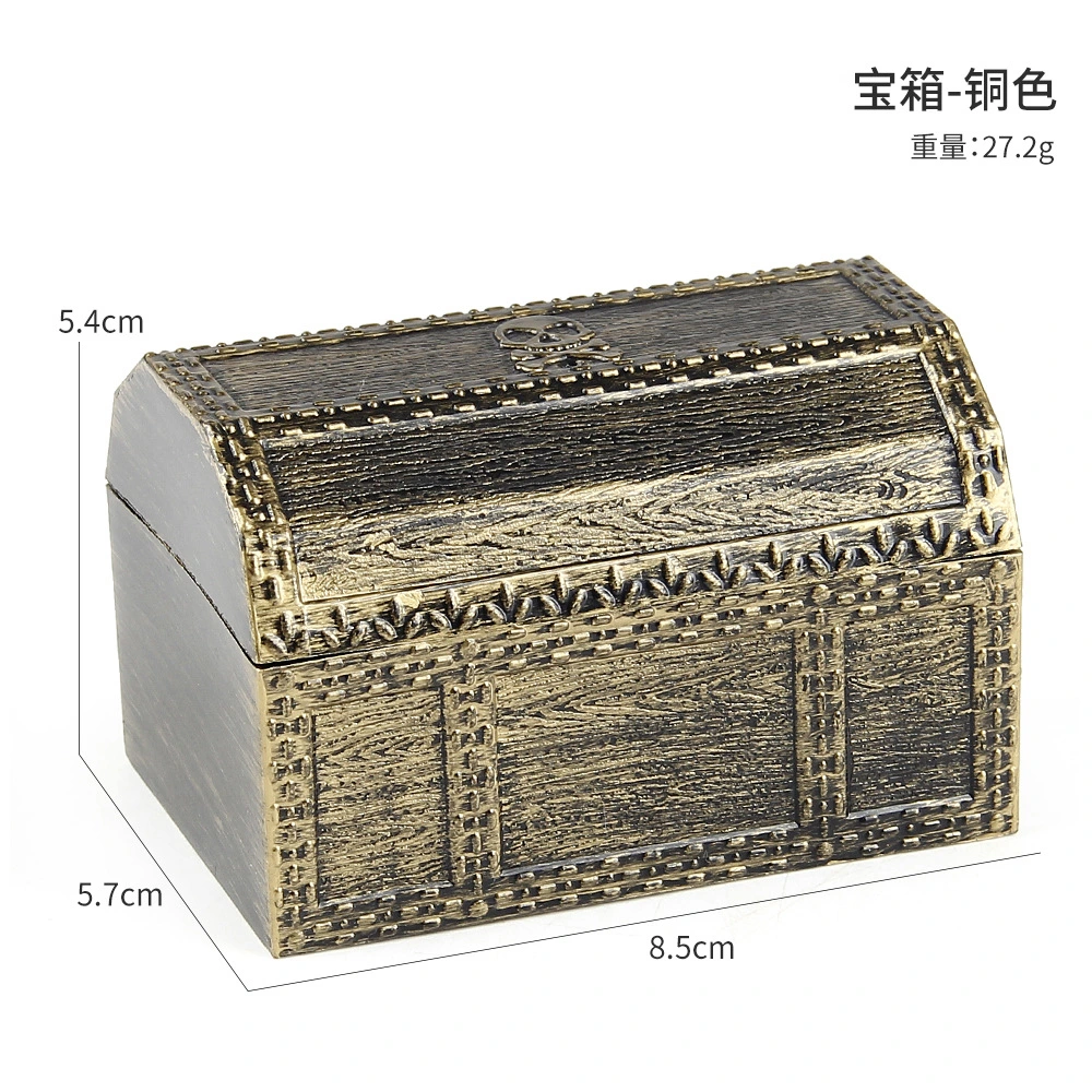 Miniature Pirate Treasure Chest Box Decorative Jewelry Box Pirate Party Supply