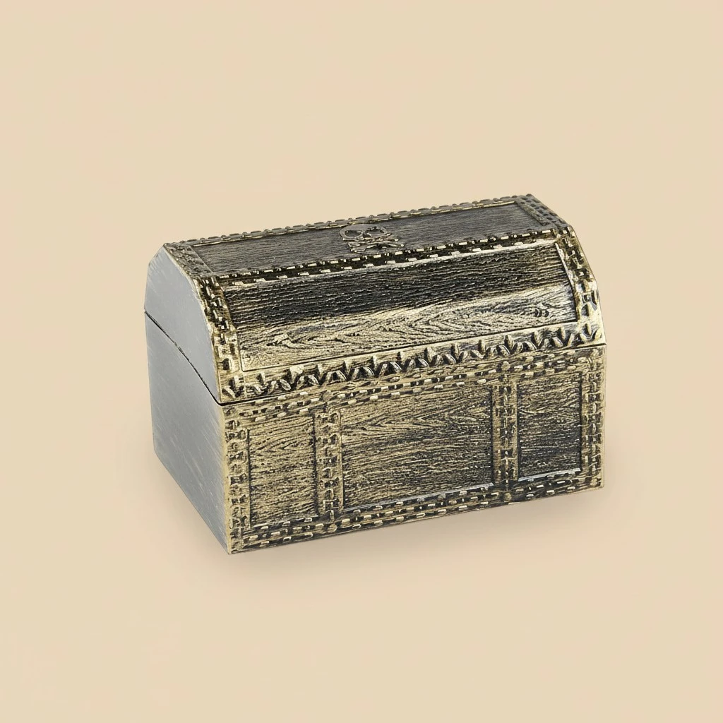 Miniature Pirate Treasure Chest Box Decorative Jewelry Box Pirate Party Supply