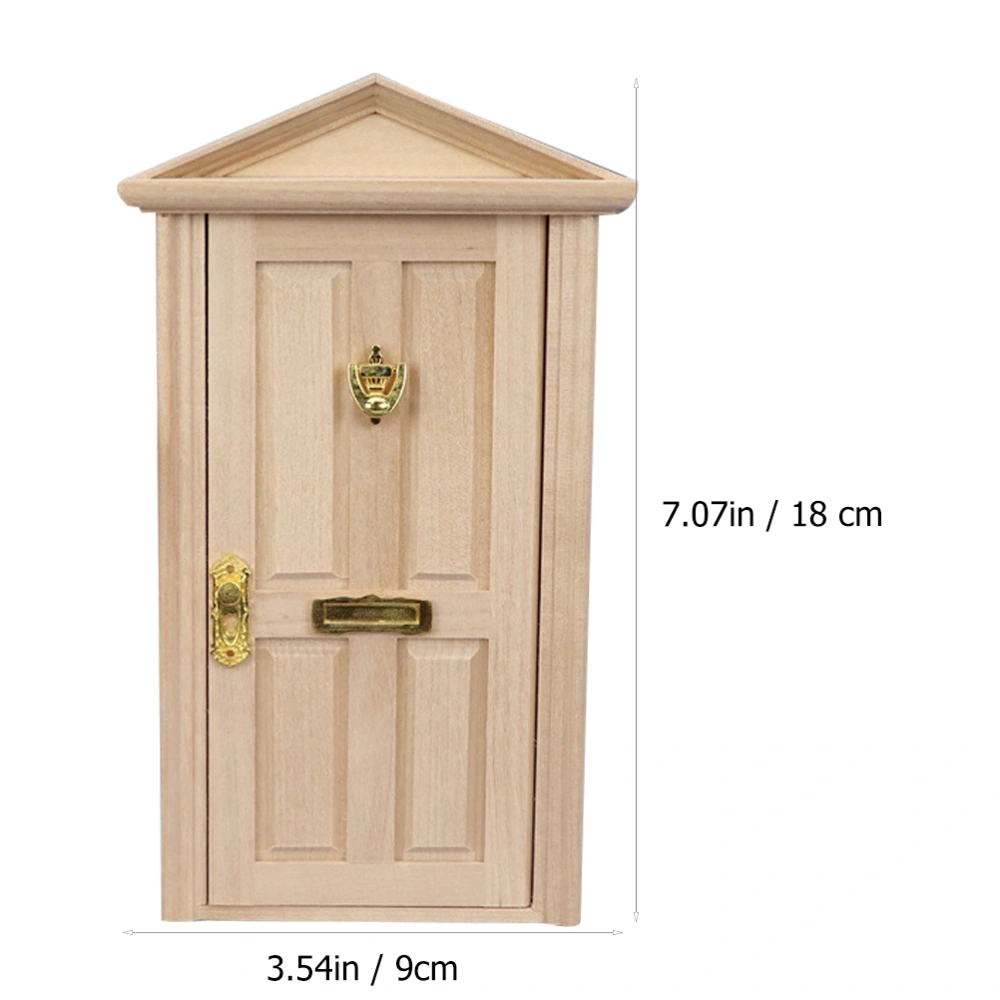 2Pcs Mini Adornment Accessories Miniature Door Small Mailbox Plaything