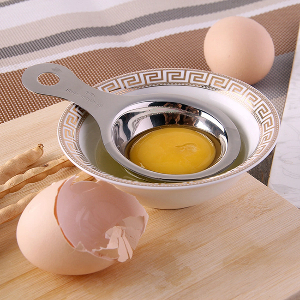 Stainless Steel Egg Separator Egg White Yolk Divider Egg Extractor Kitchen Gadget Cooking Accessories