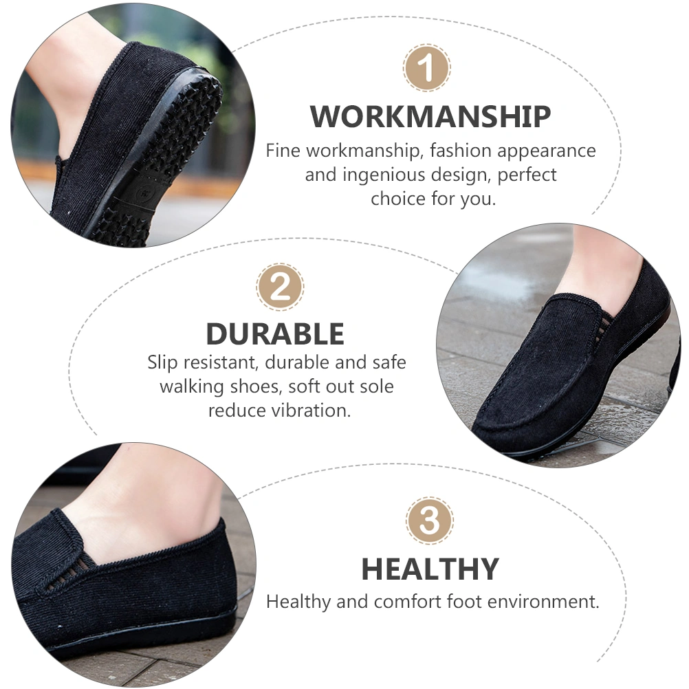 1 Pair Four Seasons Male Shoes Sole Men Shoes Leisure Breathable Shoes