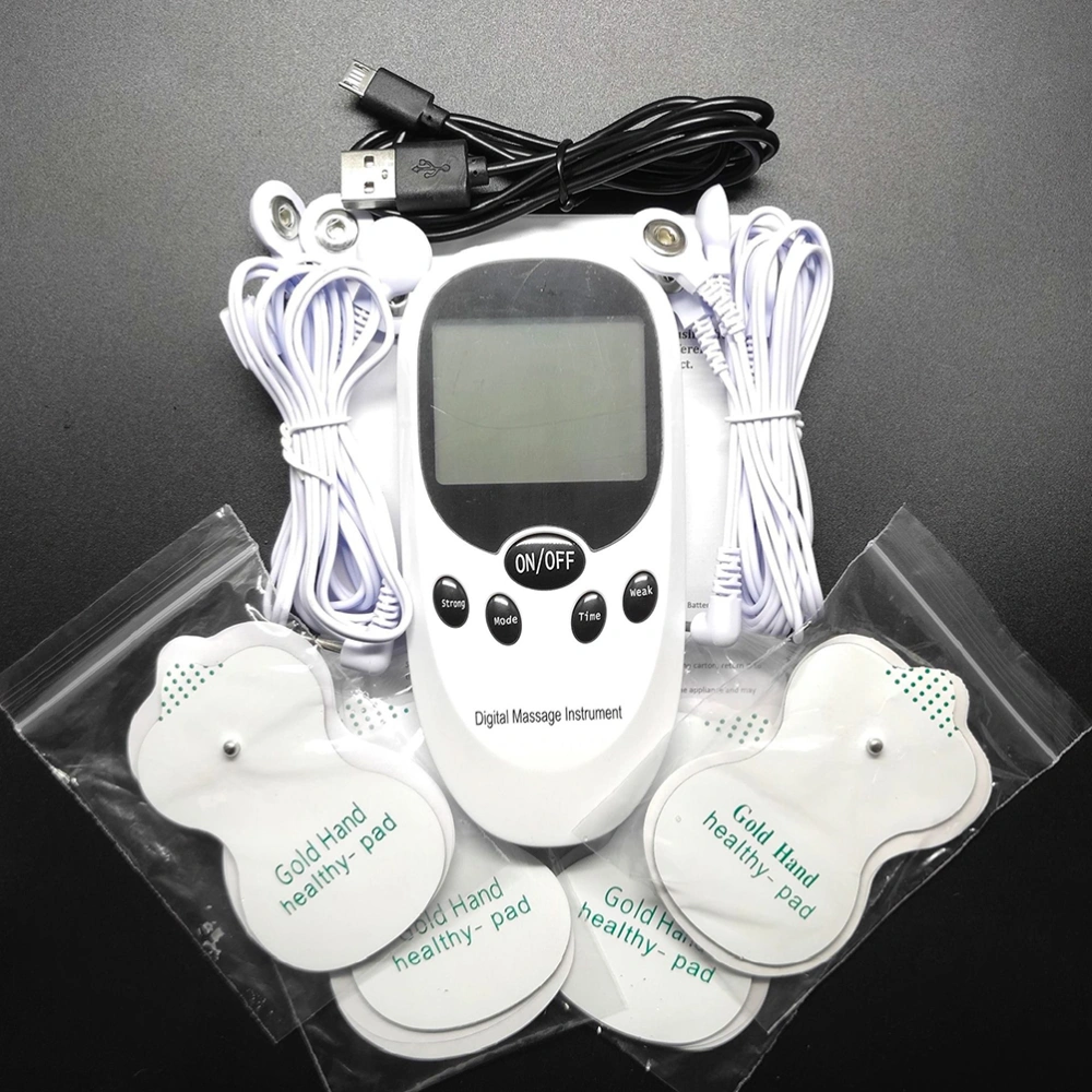 1pc Electrical Massager DC Mini Multifunction Pulse Muscle Stimulator Massage Device