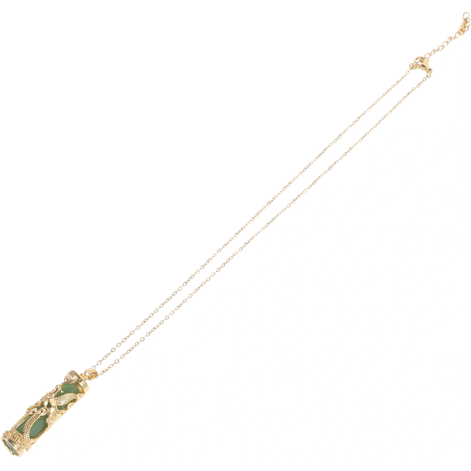 Pillar Pendant Necklace Vintage Style Neck Pendant Chain Neck Chain Necklace