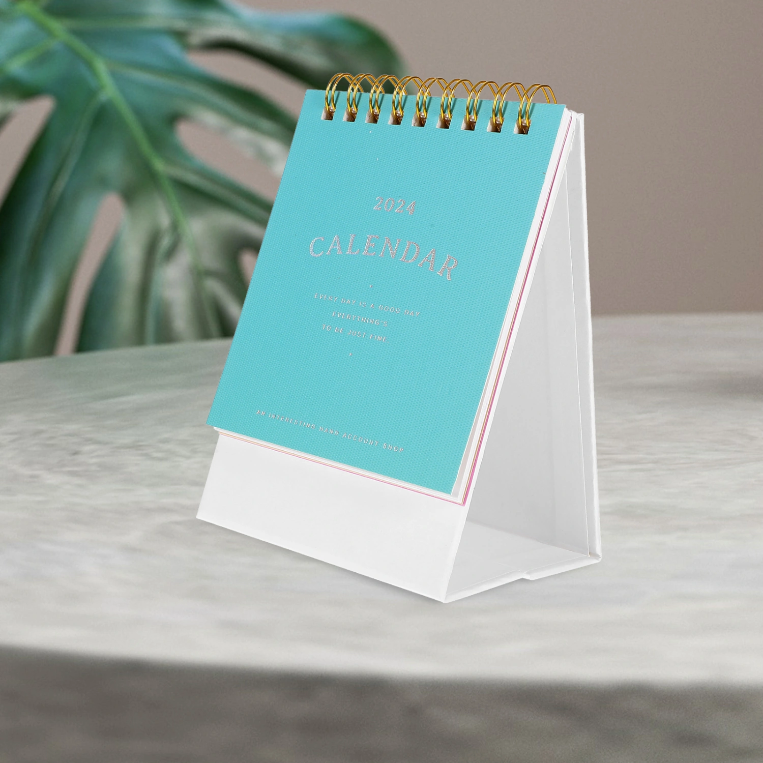 Decorative Desk Calendar Small Desk Calendar Office Standing Calendar Decoration for Office