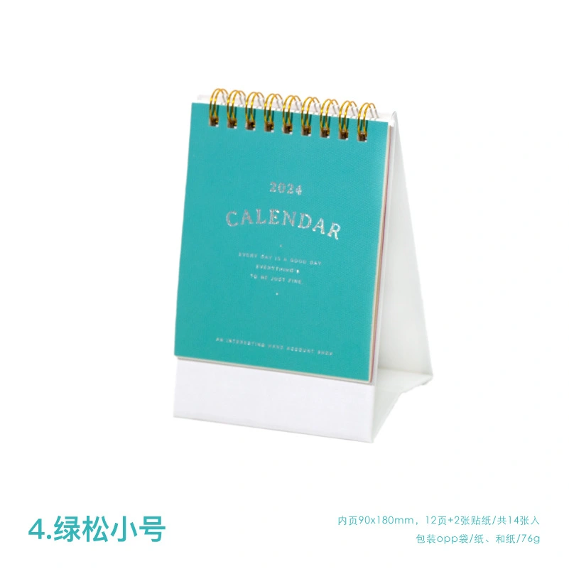 Decorative Desk Calendar Small Desk Calendar Office Standing Calendar Decoration for Office