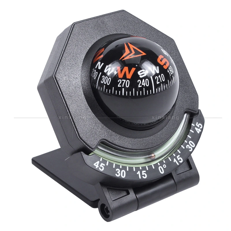 Car Compass Portable Outdoor Compass Ball Car Dashboard Ornament Automotive Compass Ball