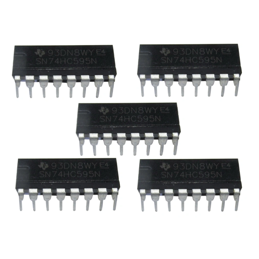 25pcs 74HC595N 8-Bit Register with 3-State Output Registers DIP-16