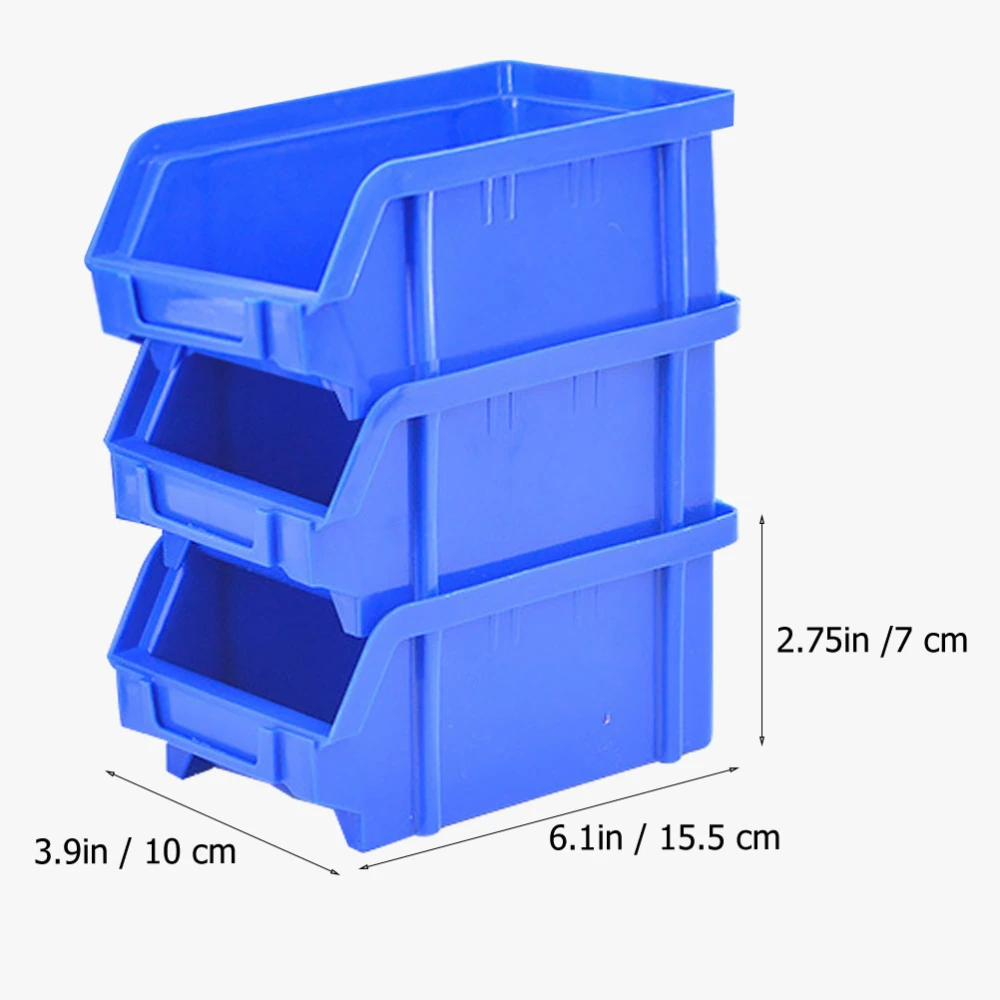 3pcs Plastic Box Parts Box Component Box Storage Box Storage Container Tool Box