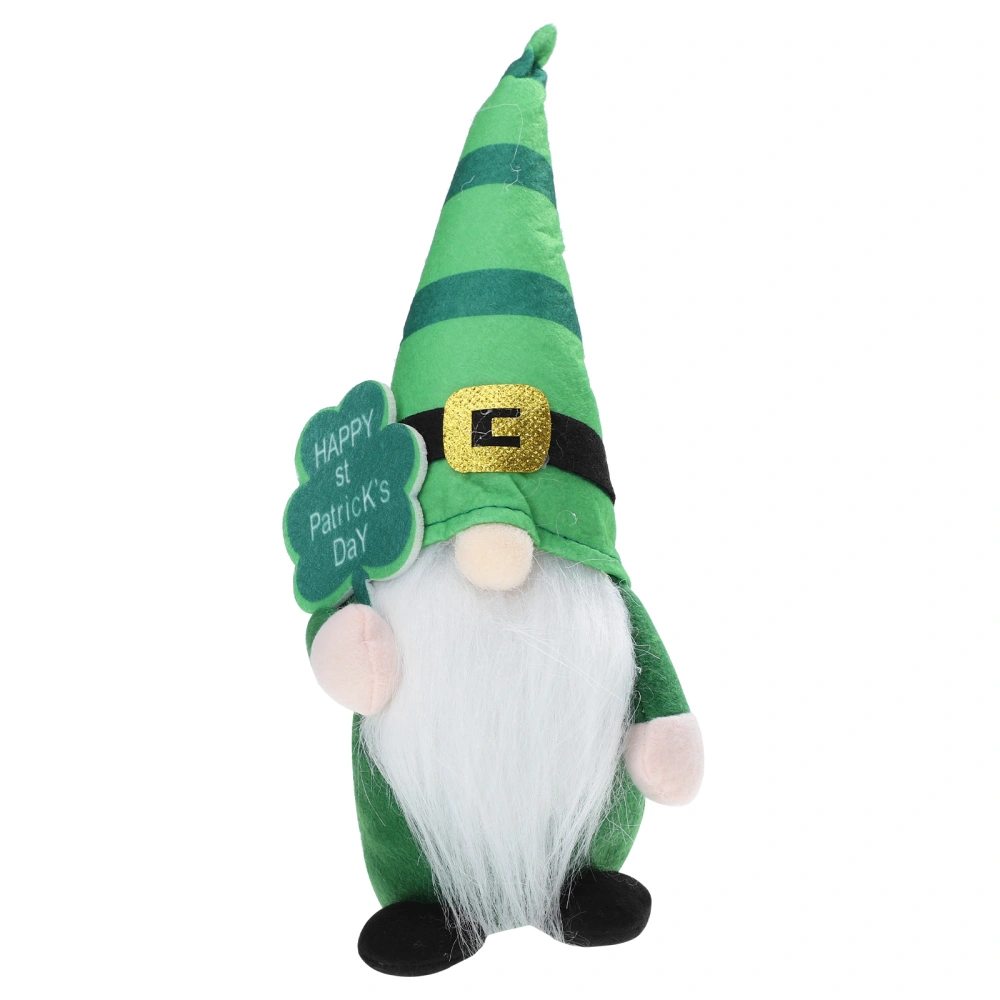 1pc St. Patrick's Day Gnome Doll Festival Themed Gnome Doll Lovely Doll Decor